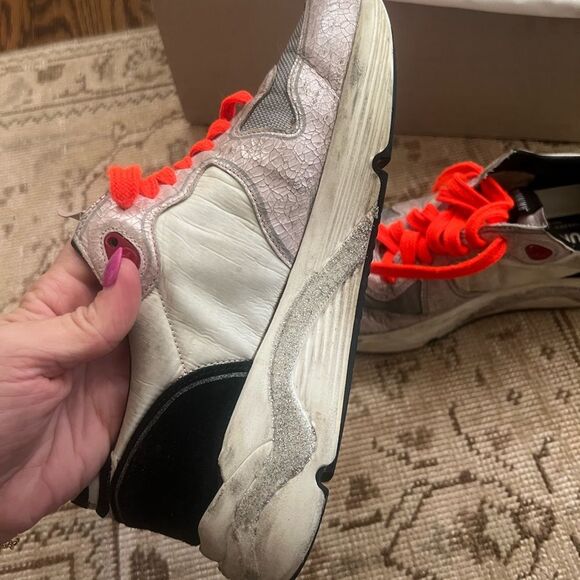 Golden Goose Deluxe Brand Multicolor Running Sole Sneakers Size 38 - Picture 8 of 11
